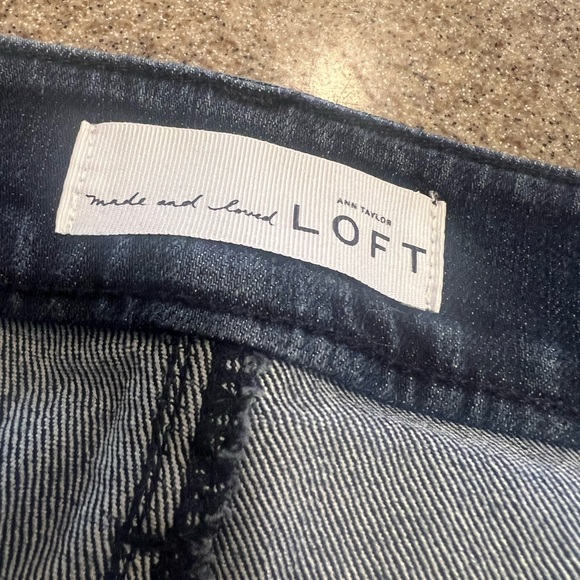Ann Taylor Loft Indigo Denim Jeans - Picture 3 of 6